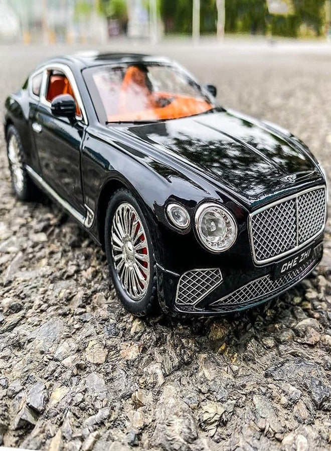 RAMPKD Compatible for 1/24 Bentley Continental GT Model Car Alloy Diecast Toy Car Collectible Pull Back Toy Vehicles with Sound and Light Door Can Be Opened for Girls Boys Gift(Design-19), Green - Image 3